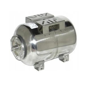 Stainless steel INOX diaphragm pressure hydrophore tank with a capacity of 80l