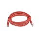 Patchcord UTP kat.5e kabel sieciowy LAN 2x RJ45 linka czerwony 3m