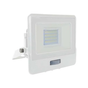 Projektor LED V-TAC 20W SAMSUNG CHIP Czujnik Ruchu Biały z Mufą VT-128S 6400K 1510lm 5 Lat Gwarancji