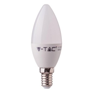 Żarówka LED V-TAC 5.5W E14 C37 Świeczka CRI95+ VT-2226 4000K 470lm