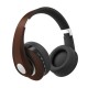 Bezprzewodowe Słuchawki Bluetooth Regulowany Pałąk 500mAh Brązowe VT-6322