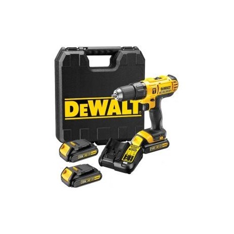 DEWALT Hammer Drill, 3 Batteries 1.3Ah XR 18V Li-Ion, 42 Nm, DCD776C3