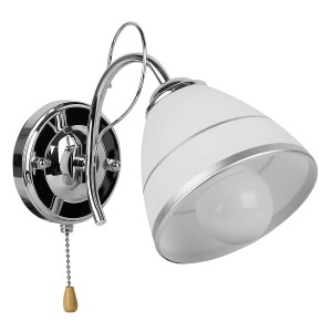 Elotte lampa kinkiet 1x40w e27 biały