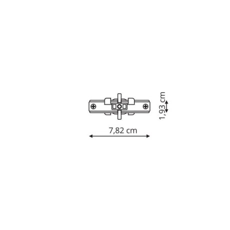 Łącznik wewnętrzny 3F biały LP-551/4 WH