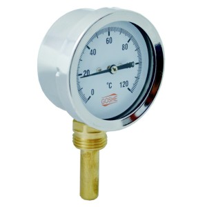 Термометр 63 мм 0-120 °C осевой радиальный