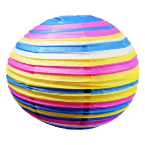 Kokon kula papierowa 50 różowo-niebieska/linka