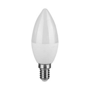 Żarówka LED V-TAC 4,5W E14 Świeczka (Opak. 3szt) VT-2076 6400K 470lm