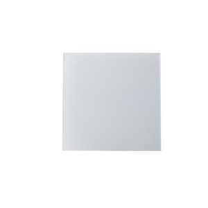Szklany panel Awenta Escudo PEG100 do ramki i korpusu wentylatora (system+), białe szkło matowe