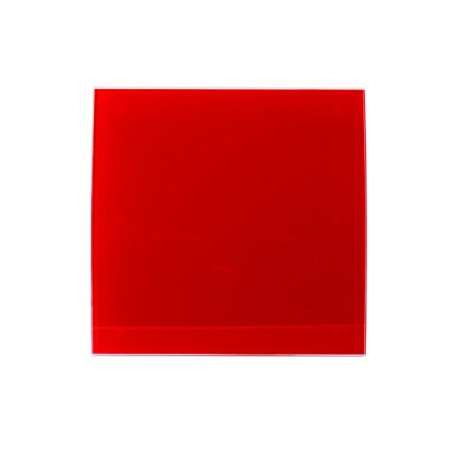 Szklany panel Awenta Escudo PEGR100 P do ramki i korpusu wentylatora (system+), czerwony połysk