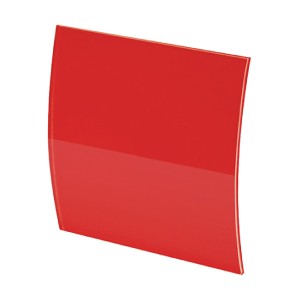 Szklany panel Awenta Escudo PEGR100 P do ramki i korpusu wentylatora (system+), czerwony połysk