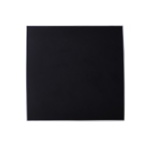 Szklany panel Awenta Escudo PEGB 100M do ramki i korpusu wentylatora (system+), czarny matowy