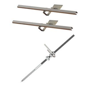 Extension mounting kit for 1 collector 2.8 and 2.5 universal pitched roof