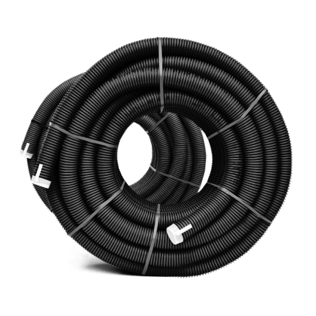 Antybakteryjny kanał wentylacyjny z jonami srebra Weber ⌀ 75 (50 mb) - kolor czarny