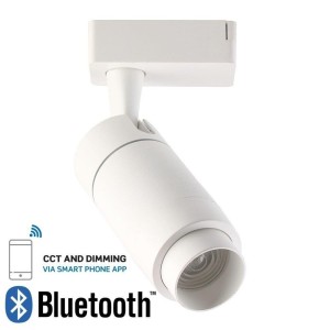 Oprawa Track Light LED V-TAC 35W Biała Bluetooth Barwa CCT 16-53st VT-7735 2350lm