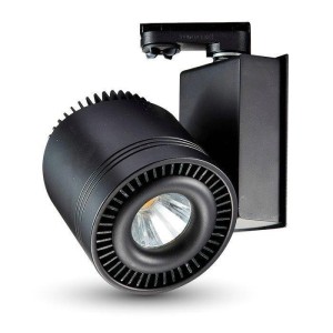 Oprawa Track Light LED V-TAC 45W COB CRI95+ Czarna VT-4545 6000K 2300lm