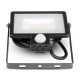 Projektor LED V-TAC 20W SAMSUNG CHIP Czujnik Ruchu Funkcja Cut-OFF Czarny VT-20-S 4000K 1600lm 5 Lat Gwarancji