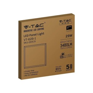 Panel LED V-TAC 29W SAMSUNG CHIP 600x600 120lm/W VT-629 4000K 3480lm 5 Lat Gwarancji