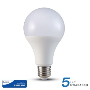 Żarówka LED V-TAC SAMSUNG CHIP 18W E27 A80 VT-298 4000K 2000lm 5 Lat Gwarancji