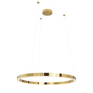 Lampa wisząca luxury 110 cm złota ściemnialna