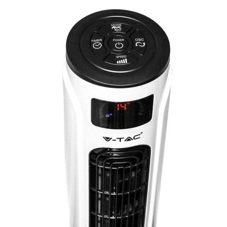 Wentylator Wieżowy V-TAC 55W LCD Amazon Google Home Voice Control VT-5566