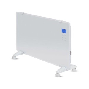 Grzejnik Panelowy Szklany 2000W LED Biały PILOT LCD TIMER V-TAC VT-2000WRD