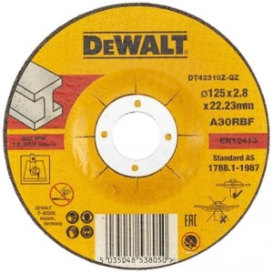 Tarcza do metalu DeWalt inox 115x1.6 mm, DT43905-QZ