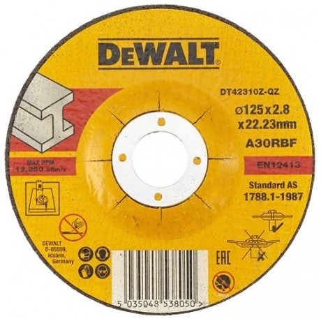 Tarcza do metalu DeWalt inox 115x1.6 mm, DT43905-QZ