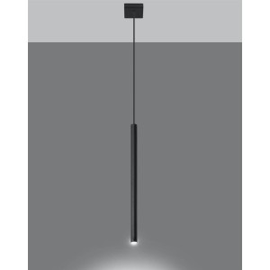 PASTELO 1 black hanging lamp