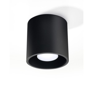 ORBIS 1 black ceiling lamp
