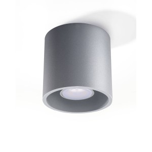 ORBIS 1 gray ceiling lamp