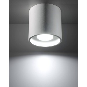 ORBIS 1 white ceiling lamp