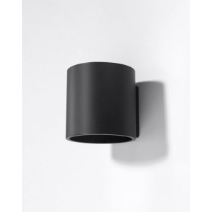 ORBIS 1 black wall lamp