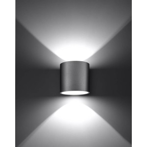 ORBIS 1 gray wall lamp