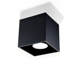 QUAD 1 black ceiling lamp