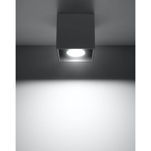 QUAD 1 anthracite ceiling lamp