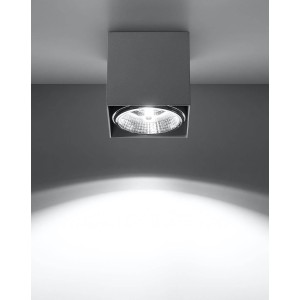 BLAKE gray ceiling lamp