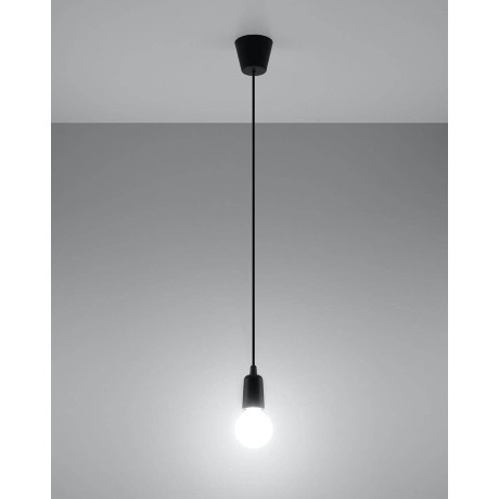 Hanging lamp DIEGO 1 black