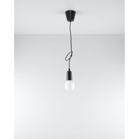 Hanging lamp DIEGO 1 black