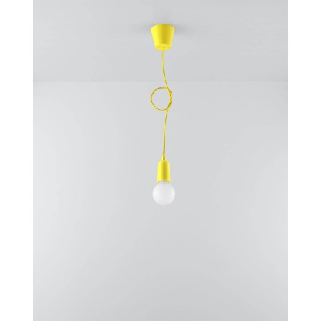Hanging lamp DIEGO 1 yellow