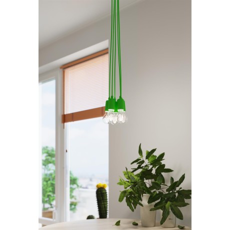 Hanging lamp DIEGO 1 green