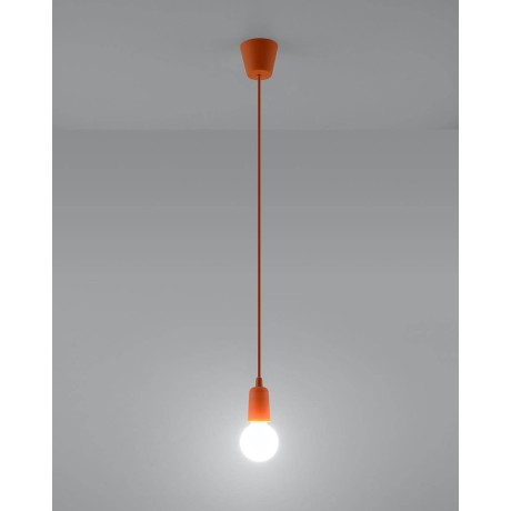 Hanging lamp DIEGO 1 orange