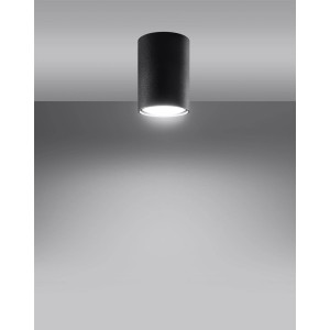 LAGOS 10 black ceiling lamp