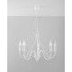 MINERWA 5 white chandelier