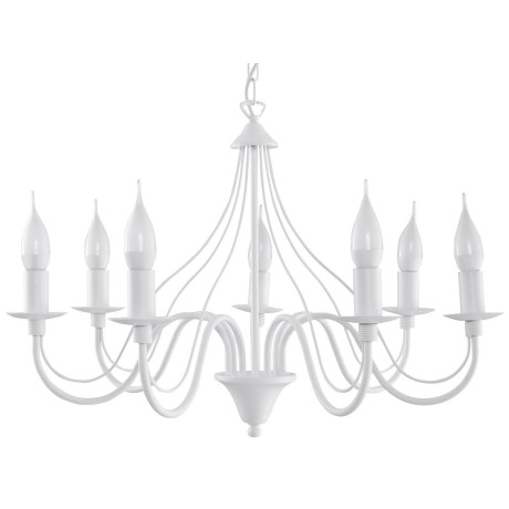 MINERWA 7 white chandelier