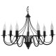 MINERWA 7 black chandelier