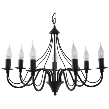MINERWA 7 black chandelier