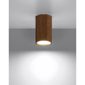 ZEKE 10 oak ceiling lamp