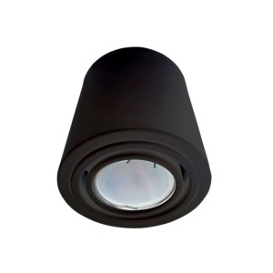 TUBO BLACK 1X7W LED GU10 CEILING LAMP