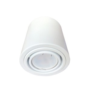 TUBO WHITE 1X7W LED GU10 CEILING LAMP