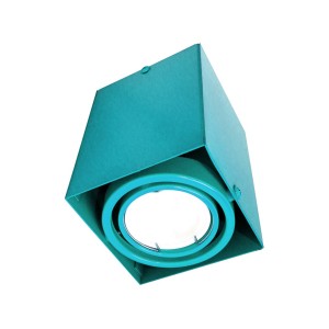 CEILING LAMP BLOCCO TURQUOISE 1x7W GU10 LED